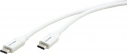 Kabel USB Kramer USB-C - USB-C 1 m Biały