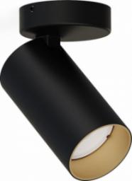 Lampa sufitowa Nowodvorski Metalowy reflektorek sypialniany Mono 7763 czarna tuba nowoczesna