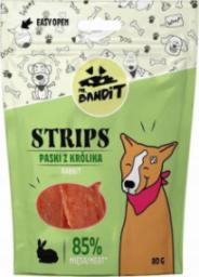  Mr Bandit Mr Bandit STRIPS Paski z Królika 80g Naturalny Przysmak Dla Psa