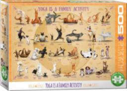 Eurographics PUZZLE 500 YOGA IS A FAMILY ACTIVITY 6500-5354