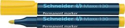  Schneider Marker permanentny SCHNEIDER Maxx 130, okrągły, 1-3 mm, żółty - 4004675038098