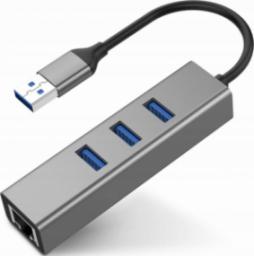 HUB USB Logit 1x RJ-45  + 3x USB-A 3.0 (5904653724106)