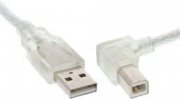 Kabel USB InLine USB-A - USB-B 0.5 m Przezroczysty (34517R)