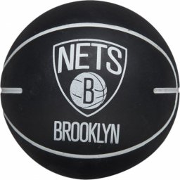  Wilson Wilson NBA Dribbler Brooklyn Nets Mini Ball WTB1100PDQBRO Czarne One size