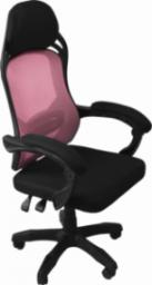 Krzesło biurowe Topeshop Oscar Różowe