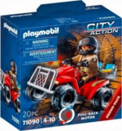  Playmobil PLAYMOBIL 71090 Fire Brigade Speed Quad Construction Toy