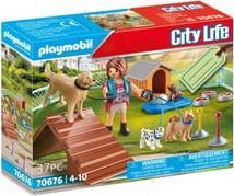  Playmobil PLAYMOBIL 70676 Dog Trainer gift set, construction toy