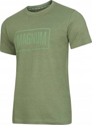  Magnum KOSZULKA MAGNUM ESSENTIAL T-SHIRT 2.0 OLIVINE MELANGE XL