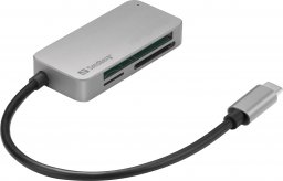 Czytnik Sandberg SANDBERG USB-C Multi Card Reader Pro