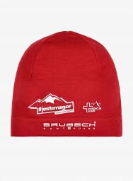 Brubeck HM10200G Czapka wełniana merino jednowarstwowa burgundowy S/M