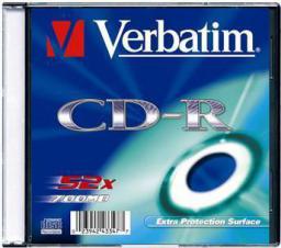  Verbatim CD-R 700 MB 52x 200 sztuk (43347)
