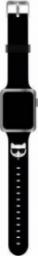  Karl Lagerfeld Karl Lagerfeld Pasek KLAWLSLCK Apple Watch 42/44/45mm czarny/black strap Silicone Choupette Heads
