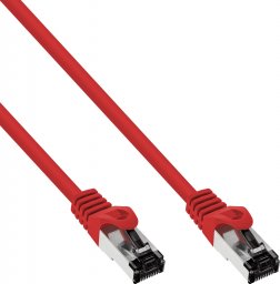  InLine InLine® Patch Cable S/FTP PiMF Cat.8.1 halogen free 2000MHz red 0,5m