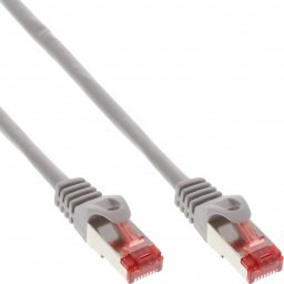  InLine 30pcs. pack Bulk-Pack InLine® Patch cable, S/FTP (PiMf), Cat.6, 250MHz, PVC, CCA, grey, 3m