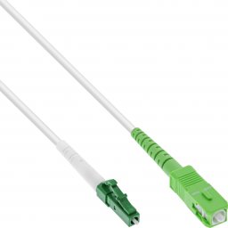 InLine InLine® Fiber Optical Simplex Cable, FTTH, LC/APC 8° to SC/APC 8°, 9/125µm, OS2, 20m