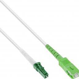  InLine InLine® Fiber Optical Simplex Cable, FTTH, LC/APC 8° to SC/APC 8°, 9/125µm, OS2, 1m