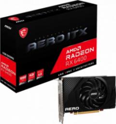 Karta graficzna MSI Radeon RX 6400 Aero ITX 4GB GDDR6 (RX 6400 AERO ITX 4G)
