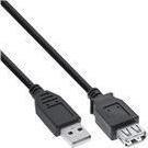 Kabel USB InLine USB-A - USB-A 2 m Czarny (34602B)