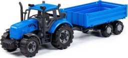 Polesie Polesie 91253 Traktor "Progres" inercyjny z przyczepą burtową niebieski w pudełku