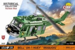  Cobi COBI 2423 Historical Collection Vietnam War Wojna w Wietnamie Helikopter Bell UH-1 Huey Iroquois 656 klocków