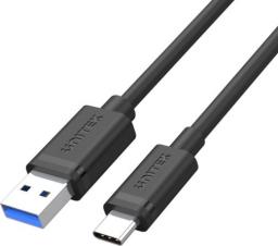 Kabel USB Unitek USB-A - USB-C 0.25 m Czarny (Y-C490BK)