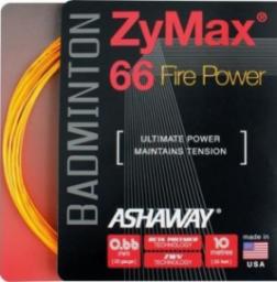  Ashaway Naciąg do badmintona ZyMax 66 Power - set ASHAWAY Biały