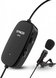 Mikrofon Synco krawatowy z odsłuchem i filtrem LowCut (S6M2)