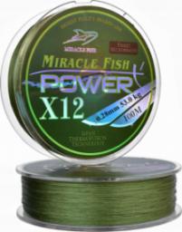  Miracle Fish Plecionka 12 SPLOTOWA Power 0,28mm/ 53,0kg Zielona