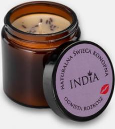  India Cosmetics Świeca konopna "Ognista rozkosz" INDIA 90 g