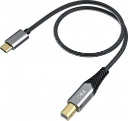 Kabel USB FiiO USB-C - USB-B 0.5 m Czarny