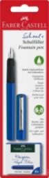 Faber-Castell PIÓRO WIECZNE FABER-CASTELL SZKOLNE NIEBIESKIE + 6 NABOI