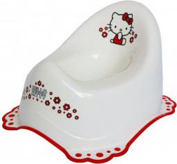 Maltex Nocnik z gumkami antypoślizgowymi i z pozytywką Hello Kitty biały (000463)