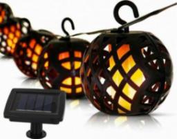  Garden King Ogrodowy łańcuch solarny LED 6 lampionów