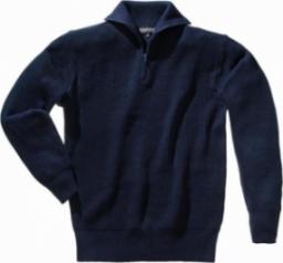  neutralna linia produktów Sweter Troyer, z zamkiem błyskawicznym, rozmiar S, navy