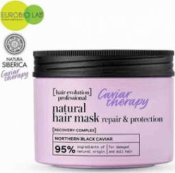  Natural Siberian TOOTHPASTE Naturalna maska do włosów zniszczonych i matowych Caviar Therapy Regeneracja i Ochrona, 150ml Hair Evolution