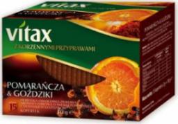 Vitax HERBATA VITAX POMARAŃCZA&GOŹDZIKI 15 TOREBEK W KOPERTKACH 6662612