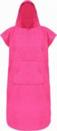  AGAMA Ponczo ręcznikowe frotte z kapturem Agama Poncho Extra Dry - Kolor Różowy, Rozmiar S/M