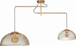 Lampa wisząca MAXlight Industrialna lampa wisząca CONCEPT P0454 druciany żyrandol złoty