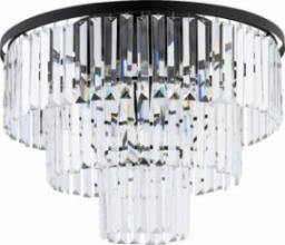 Lampa sufitowa Nowodvorski Plafon nad stół Cristal 7627 lampa sufitowa przezroczysta czarna