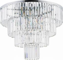 Lampa sufitowa Nowodvorski Kryształowy plafon Cristal 7631 pokojowy przezroczysty srebrny