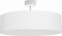 Lampa sufitowa Nowodvorski Przysufitowa lampa okrągła Violet 7958 materiałowy plafon biały