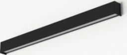 Kinkiet Nowodvorski Metalowa listwa ścienna Straight Wall 7594 minimalistyczna czarna