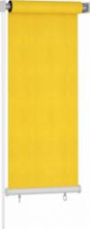  vidaXL vidaXL Roleta zewnętrzna, 60x140 cm, żółta, HDPE