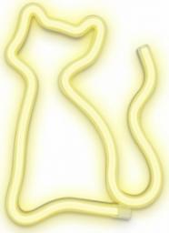 Forever Neon LED KOT ciepły biały Bat + USB FLNEO3 Light