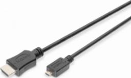 Kabel Digitus HDMI Micro - HDMI 2m czarny (DB-330109-020-S)