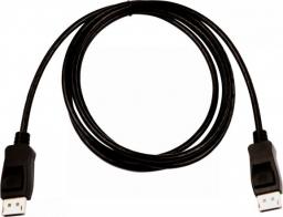 Kabel V7 DisplayPort - DisplayPort 2m czarny (V7DPPRO-2M-BLK)