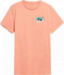  4f T-Shirt męski, pomarańczowy r. XXXL (H4L22-TSM043 64S)