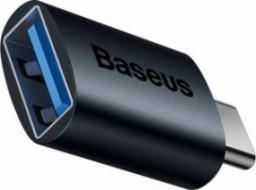 Adapter USB Baseus Ingenuity OTG USB-C - USB Niebieski  (ZJJQ000003)