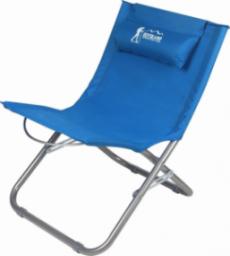 Royokamp  Leżak fotel plażowy składany niebieski