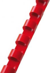  Argo Grzbiet plastikowy 19mm ARGO 405194 czerwony 100szt